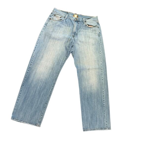 Lucky Brand Men’s 36 x 31 Blue Relaxed Jeans Ol Seashore Wash - Picture 1 of 10